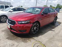 Salvage cars for sale at Chicago Heights, IL auction: 2015 Ford Taurus SHO