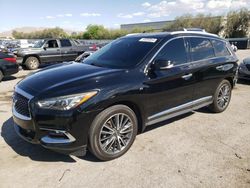 Salvage cars for sale at Las Vegas, NV auction: 2017 Infiniti QX60