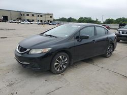 Salvage cars for sale from Copart Wilmer, TX: 2015 Honda Civic EX