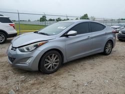 Salvage cars for sale at Houston, TX auction: 2015 Hyundai Elantra SE