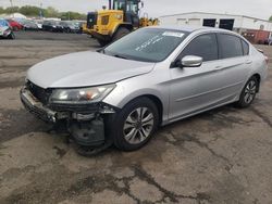 Salvage cars for sale at New Britain, CT auction: 2013 Honda Accord LX