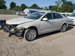 Salvage cars for sale at Wichita, KS auction: 2012 Ford Fusion Hybrid