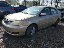 Salvage cars for sale from Copart Central Square, NY: 2005 Toyota Corolla CE