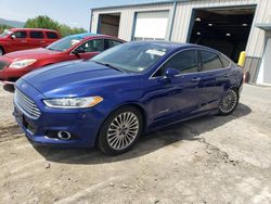 Salvage cars for sale from Copart Chambersburg, PA: 2014 Ford Fusion Titanium HEV