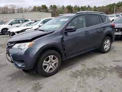Salvage cars for sale at Exeter, RI auction: 2015 Toyota Rav4 LE