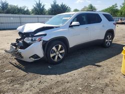 Salvage cars for sale from Copart Windsor, NJ: 2018 Chevrolet Traverse LT