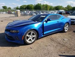 Chevrolet salvage cars for sale: 2017 Chevrolet Camaro LT