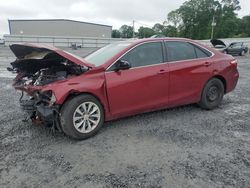 Vehiculos salvage en venta de Copart Gastonia, NC: 2015 Toyota Camry LE