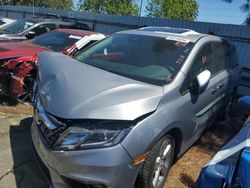 Salvage cars for sale from Copart Vallejo, CA: 2018 Honda Odyssey EXL
