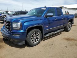 Salvage cars for sale from Copart Brighton, CO: 2016 GMC Sierra K1500 SLT