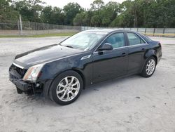 Salvage cars for sale from Copart Fort Pierce, FL: 2009 Cadillac CTS HI Feature V6