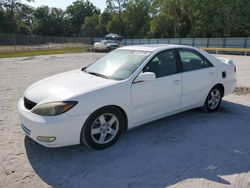 Salvage cars for sale from Copart Fort Pierce, FL: 2002 Toyota Camry LE