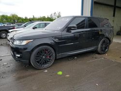 Salvage cars for sale at Duryea, PA auction: 2016 Land Rover Range Rover Sport SC