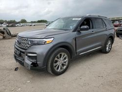 Salvage cars for sale at Houston, TX auction: 2022 Ford Explorer Limited