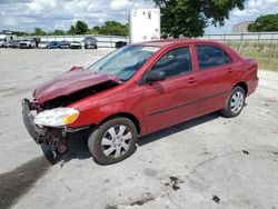 Salvage cars for sale from Copart Orlando, FL: 2007 Toyota Corolla CE