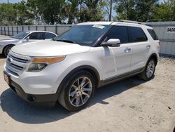 Salvage cars for sale from Copart Riverview, FL: 2011 Ford Explorer Limited