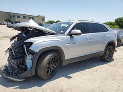 Salvage cars for sale at Wilmer, TX auction: 2022 Volkswagen Atlas Cross Sport SE