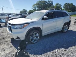 Toyota Highlander Limited salvage cars for sale: 2014 Toyota Highlander Limited