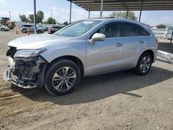 Salvage cars for sale at San Diego, CA auction: 2017 Acura RDX Advance