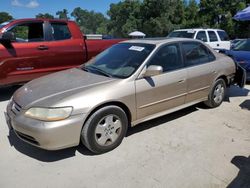 Salvage cars for sale from Copart Ocala, FL: 2001 Honda Accord EX
