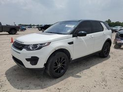 Salvage cars for sale at Houston, TX auction: 2017 Land Rover Discovery Sport SE