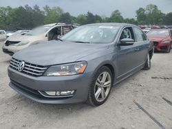 Salvage cars for sale from Copart Madisonville, TN: 2015 Volkswagen Passat SEL