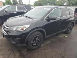 Salvage cars for sale at Moraine, OH auction: 2016 Honda CR-V SE