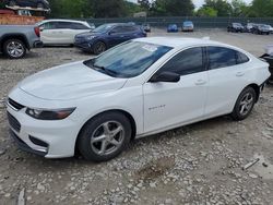 Chevrolet Malibu ls salvage cars for sale: 2017 Chevrolet Malibu LS