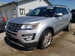 Salvage cars for sale at Pekin, IL auction: 2016 Ford Explorer Limited