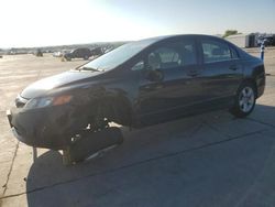 Salvage cars for sale at Grand Prairie, TX auction: 2006 Honda Civic EX