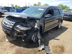 Salvage cars for sale at Elgin, IL auction: 2018 Ford Explorer XLT