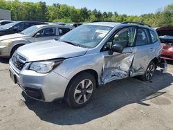 Salvage cars for sale at Exeter, RI auction: 2018 Subaru Forester 2.5I