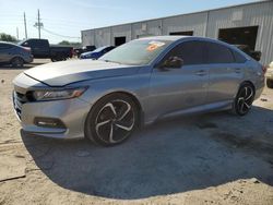 Salvage cars for sale at Jacksonville, FL auction: 2019 Honda Accord Sport