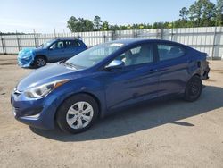Salvage cars for sale from Copart Harleyville, SC: 2016 Hyundai Elantra SE