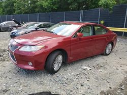 Salvage cars for sale at Waldorf, MD auction: 2013 Lexus ES 350