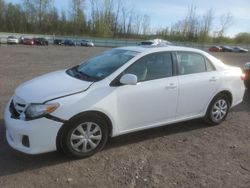 Salvage cars for sale from Copart Leroy, NY: 2011 Toyota Corolla Base