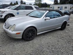 Salvage cars for sale from Copart Graham, WA: 2002 Mercedes-Benz CLK 430