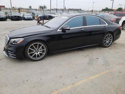 Mercedes-Benz salvage cars for sale: 2018 Mercedes-Benz S 560