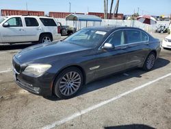 Salvage cars for sale from Copart Van Nuys, CA: 2012 BMW 750 LI