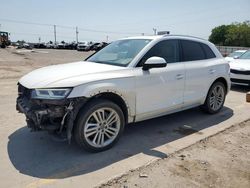Salvage cars for sale at Oklahoma City, OK auction: 2018 Audi Q5 Premium Plus