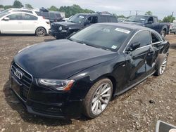 Salvage cars for sale at Hillsborough, NJ auction: 2016 Audi A5 Premium Plus S-Line