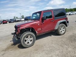 Jeep Wrangler Sport salvage cars for sale: 2012 Jeep Wrangler Sport