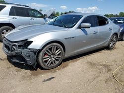 Salvage cars for sale at Elgin, IL auction: 2014 Maserati Ghibli S