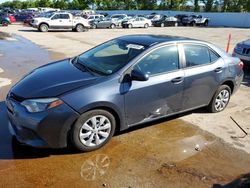 Salvage cars for sale from Copart Sikeston, MO: 2015 Toyota Corolla L