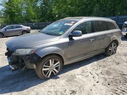 Salvage cars for sale at Candia, NH auction: 2013 Audi Q7 Prestige