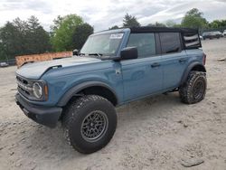Salvage cars for sale at Madisonville, TN auction: 2021 Ford Bronco Base