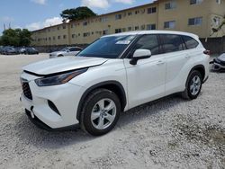 Salvage cars for sale at Opa Locka, FL auction: 2021 Toyota Highlander L