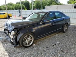 Salvage cars for sale at Augusta, GA auction: 2013 Mercedes-Benz C 300 4matic