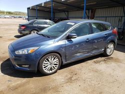 Salvage cars for sale at Colorado Springs, CO auction: 2018 Ford Focus Titanium