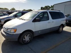 Salvage cars for sale at Sacramento, CA auction: 2000 Toyota Sienna LE